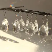 10Pcs 38Mm Clear Crystal Suncatchers Teardrop Prisms for Home Decor