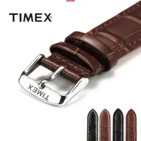 在飛比找Yahoo!奇摩拍賣優惠-全館免運 TIMEX/天美時真皮手錶帶適配T49963 T4