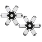 2 Pack LED Garage Light 16000LM Deformable Workshop Lamp Shop Ceiling Light U9W6
