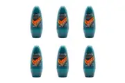 6x Rexona Men 45ml Antiperspirant Sweat Protection Roll On Deodorant Adventure