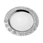 Round Serving Tray 12Inch Silver