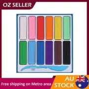 Deli Plasticine Modelling Clay Soft Moulding Strip Non-Toxic Kid DIY Toys 12 PCs