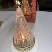 Home For The Holidays Color Changing Lighted 24% Crystal Christmas Tree 9” Tall