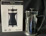 Bebeke French Press Coffee & Tea Maker 34 oz 8 Cup Stainless Plunger - A922F