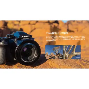 Panasonic LUMIX 4K高倍變焦數位相機 DC-FZ1000II 公司貨