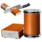 Rolling Knife Sharpening System Made Easy 15 & 20 Degree Sharpening Sharpener