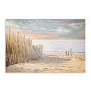 Artey | Sandy Beach, Morning - Stretched Canvas - Stretched Canvas - 60 x 90cm