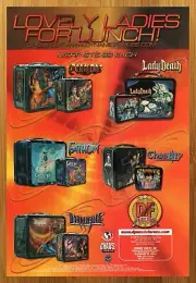 2001 Dynamic Forces Lunch Boxes Print Ad/Poster Lady Death Witchblade Fathom Art