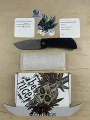 McNees Custom Knives PM MAC2 3.5 - Purple G10 / Ti - MagnaCut