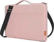 DOMISO 14 InchLaptop Sleeve Case Protective Portable Computer Carrying Bag for 14" HP Stream 14 Pavilion 14/2017 Lenovo ThinkPad X1 Yoga 710/14" ThinkPad A475, Pink