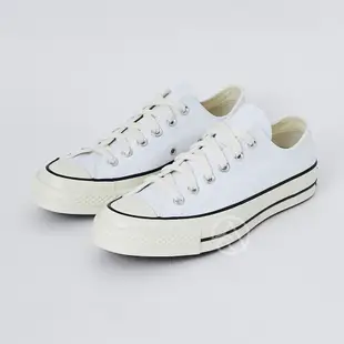 Converse CHUCK 70 OX 男女 白 低筒 休閒 帆布鞋 A02306C