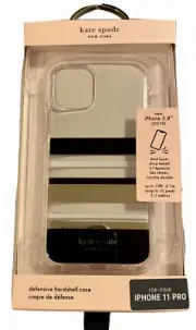 Kate Spade New York Case for iPhone 11 PRO-Stripe/Cream Bumper#[KSIPH-133-PSBGC]