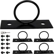 Ceiling Hanger Hooks - Frame Hanger Stainless Steel Hammock Stand Swing Hook - Anti Rust Drop Ring Brackets Ceiling Mount Swing Rope Holder for Gardens Docks