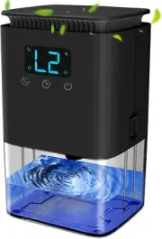 Dehumidifier, 42 OZ Dehumidifier for Home, Quiet Small Dehumidifiers for Bedroom