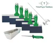 USG Sheetrock Classic BS Premium Set (6,8,10,12,14") knives, pan, mixer, saw