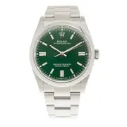 Rolex Oyster Perpetual 36 Stainless Steel Green Dial 126000-0005
