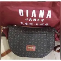 在飛比找蝦皮購物優惠-DIANA Janes 經典logo牛皮肩背包