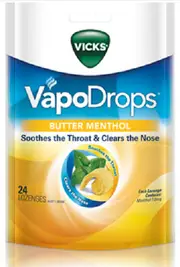 Vicks Vapodrops Butter Menthol 24 Drops