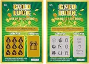 WINGKIND Will You Marry Me Proposal Fake Lottery Tickets Scratch Off Cards, Great Marriage Proposal Idea, 2 Pack