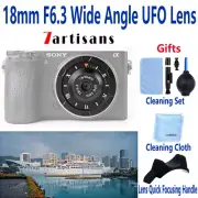7artisans 18mm F6.3 Wide Angle Lens for FUJIFILM X Canon EOS Sony E M4/3 Camera