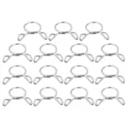 15 Pcs Fuel Line Hose Tubing Spring Clips 11mm Water Pipe Spring Clip Clamps