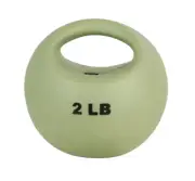 CanDo One Handle Medicine Ball - 2 lb - Tan