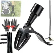Detachable Stand up Weed Puller, Stand up Dandelion Weed Puller Tool with Long Handle, Easily Remove Garden Weeding Pulling Tool, Standup Hand Weeder Root Pulling Tool and Picker, Grabber(Set A)