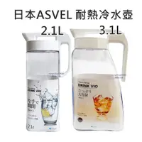 在飛比找蝦皮購物優惠-日本 ASVEL 耐熱 冷水壺 直立 平放