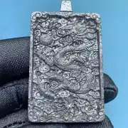 68.6gm Aletai iron meteorite dragon pendant SH0207