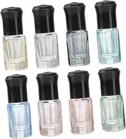 VINTORKY 8pcs Portable Roller Bottles Essential Oil Perfume Containers Leakproof Design Durable Material for Travel and Daily Use Vibrant Color Options
