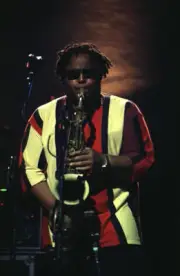 LeRoi Moore of Dave Matthews Band at Lifebeat Allstar Benefit Conc - Old Photo