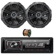 JBL 1-DIN F/R And Sub Output Receiver, 2x 6.75" 240W 2-Way Coaxial Speakers