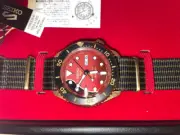 SEIKO 5 Brian May Model SBSA160 Automatic Red Gold GP Round Analog 43mm Mens 701