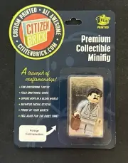 Citizen Brick Foreign Correspondent Borat Minifigure Brand New