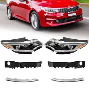 For 2016 -2018 Kia Optima Front Headlight Grille Bracket Retainer Molding Trim (for: Kia)