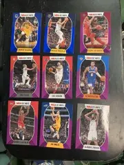 2020-21 Panini NBA Hoops Purple blue SP parallel LOT 9 cards ingles young payton