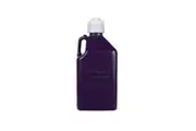 Scribner 5 Gallon (18.9L) Square Utility Jug Purple 9.5" x 9.5" x 21"