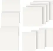 KINGTLE Transparent Sticky Notes 500 Sheets, Waterproof Self-Adhesive Clear Sticky Notes, See Through Sticky Note Pads for Books Annotation