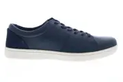 Clarks Kitna Vibe 26144767 Mens Blue Leather Laced Sneakers Shoes 7.5