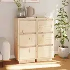 Sideboards 2 pcs 32x34x75 cm Solid Wood Pine vidaXL