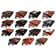 OFFICIAL NFL CINCINNATI BENGALS VINYL SKIN FOR PS4 SLIM CONSOLE & CONTROLLER