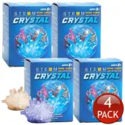 4 x STEM Crystal Growing Kit Science Kids DIY Educational Learning Crafts Toys