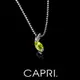 『CAPRI』精鍍白K金鑲CZ鑽 葉子項鍊 (5折)
