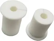 MagiDeal 2X Cable Routing Kit Convenient Wall Clips Set Protective Sleeve Network Cable Grommets for 1 inch Wall Hole for Cable Router, White
