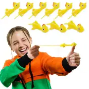 Slingshot Chicken Flying Finger Toys - Stretchy Rubber Flick Chicks Shooting10pc