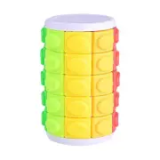 3D Cube Puzzle Cylindrical Brain Teaser Puzzle Game Educational Toys for Kids