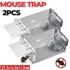 Humane Mouse Trap Rat Trap Rodent Trap Live Catch Cage Easy to Set Up and Reuse
