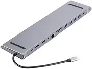 PC Docking Station,Laptop Dock USB C Dock | Computer Dock High Speed USB Splitter, USB C Adapter USB Expansion Hub for Computer Laptop Phone