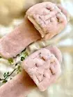 Tory Burch Double T Shearling Slide in Shell Pink/Gold Size 8.5 Style No. 83484
