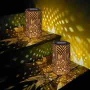 2 Pack Hummingbird Solar Lanterns Outdoor Waterproof - Birthday Gifts for Wom...